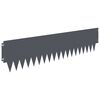 vidaXL Margine pentru gazon 20 pcs 103 x 25 cm metal Antracit