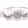 vidaXL Set de canapele pentru grădină 9 pcs Bej poliratan