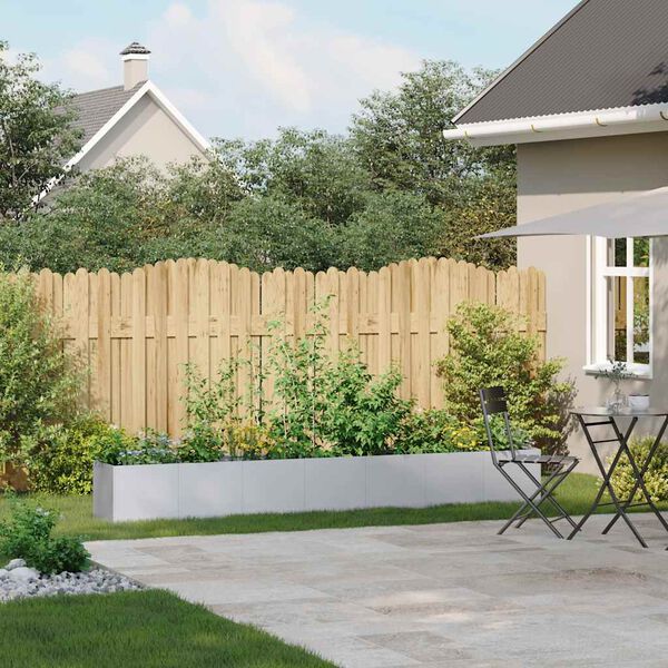 vidaXL Jardinieră 280x40x40 cm oțel galvanizat