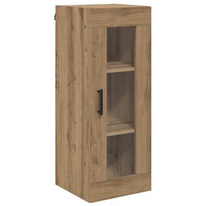 vidaXL Dulap montat pe perete Stejar Artizanal 34,5 x 34 x 90 cm