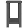 vidaXL Banc de lucru, gri, 80x50x80 cm, lemn masiv pin
