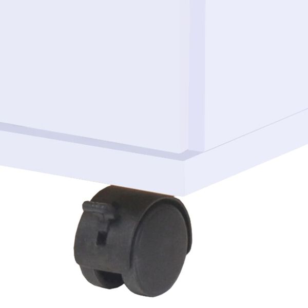 vidaXL Dulap cu sertare, 33 x 45 x 60 cm, alb