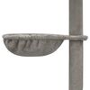 vidaXL Ansamblu pisici de la podea p&acirc;nă la tavan, gri, 220-240 cm