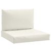 vidaXL Perne de paleți, 2 buc., melanj crem, material textil