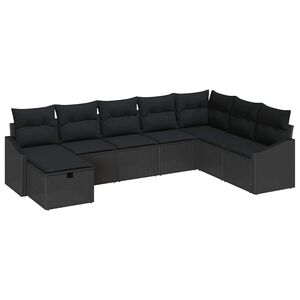 vidaXL Set de canapea 8 buc. poliratan