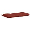 vidaXL Perna pentru bancă VIANEN 100% Polyester Roșu 100 x 50 x 12 cm