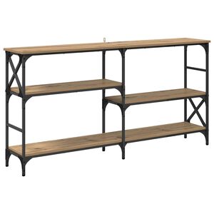 vidaXL Masă de consolă Stejar Artizanal 150 x 29 x 76,5 cm