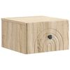 vidaXL Dulap de noapte suspendat Stejar Sonoma 33 x 34,5 x 20 cm