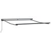 vidaXL Cortina Retractabilă Manual Gri deschis 300 x 250 cm