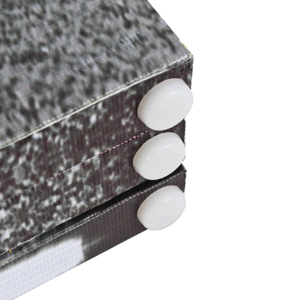 vidaXL Paravan cameră pliabil, 200x170 cm, autobuz londonez, negru/alb