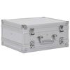 vidaXL Valiză pentru armă, argintiu, aluminiu ABS