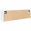vidaXL Dulap de perete de baie, alb, 100x25x30 cm, lemn prelucrat
