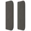 vidaXL Pat box spring cu saltea, gri închis, 180x200 cm, catifea