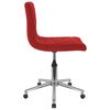 vidaXL Scaun de birou pivotant, roșu vin, catifea
