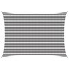 vidaXL P&acirc;nză de umbră 3,5 x 4,5 m HDPE Dreptunghiular Antracit și Alb