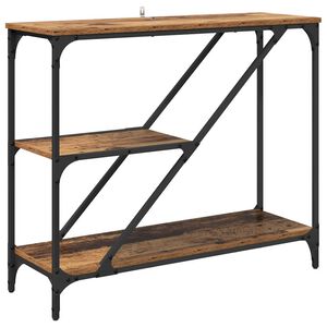 vidaXL Masă de consolă Lemn Vechi 88,5 x 30 x 75 cm Lemn compozit