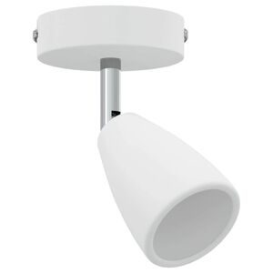 vidaXL Spot de tavan cu lumina reflectoarelor Alb 8 x 8 x 14 cm Metal