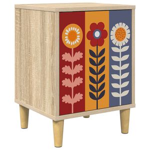 vidaXL Dulap de noapte ESSEN Stejar Sonoma 36 x 33 x 50 cm