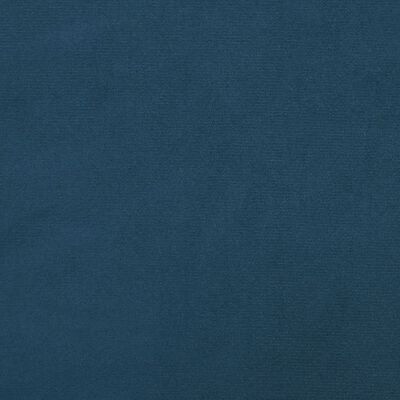 vidaXL Scaune de bucătărie pivotante, 4 buc., albastru, catifea