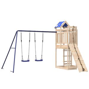 vidaXL Set de joacă pentru exterior, lemn masiv de pin