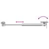 vidaXL Arc Gaz Hidraulic 2 pcs Argintiu 280 x 17 x 16 mm PP și Fier