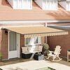vidaXL Cortina Retractabilă Multicolour 400 &times; 300 cm Poliester și oțel