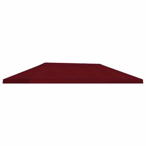 vidaXL Husă pentru copertina foișorului 6 x 3 m Burgundy Poliester 190