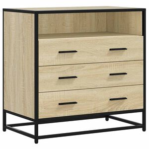 vidaXL Dulap cu sertare, stejar sonoma, 70x41x70 cm, lemn compozit