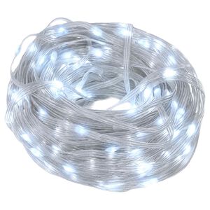 vidaXL Cabluri luminoase 150 LED-uri Alb rece 15 m