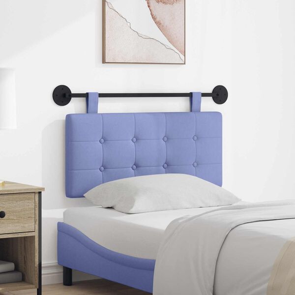 vidaXL Cap de pat suspendat Albastru Jeans 100 x 55 x 5 cm țesătură
