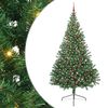 vidaXL Pom de Crăciun artificial pre-iluminat Verde 240 cm PVC
