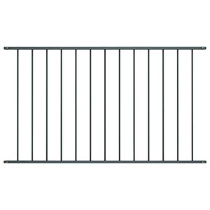 vidaXL Panou de gard Woerden din oțel vopsit &icirc;n c&acirc;mp electrostatic, 1,7x1 m, antracit