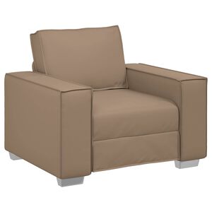vidaXL Fotoliu Cappuccino 100 cm Piele artificială