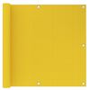 vidaXL Paravan de balcon, galben, 90x300 cm, HDPE
