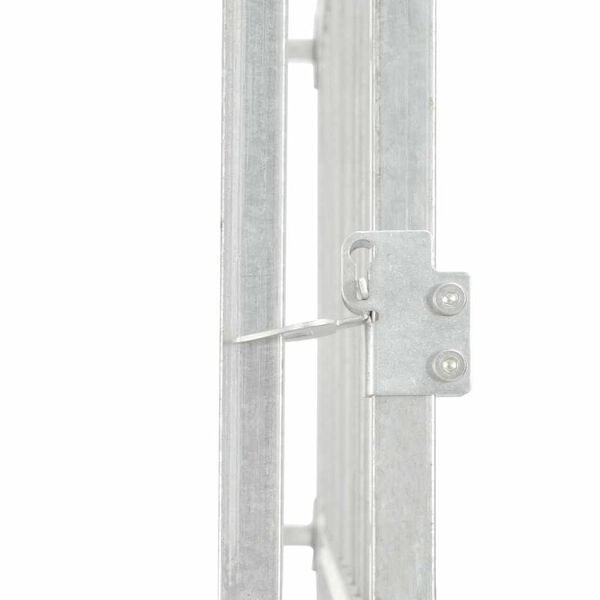 vidaXL Padoc de exterior cu prelată pentru câini, 382x192x225 cm