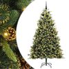 vidaXL Pom de Crăciun Artificial cu Ramuri Articulare și Conuri 240 cm