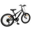 vidaXL Bicicletă Montană 24 Inci 6-Viteză pentru 8-12 ani Negru