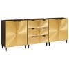 vidaXL Set de bufet 3 buc. 180 x 33 x 75 cm Lemn de mango solid