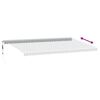 vidaXL Copertină retractabilă automat cu LED, antracit/alb, 600x350 cm