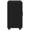 vidaXL Bufet cu raft cu ușă Negru 88,5 x 30,5 x 55,5 cm Lemn compozit