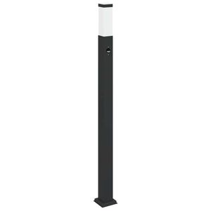 vidaXL St&acirc;lp luminos cu senzor 110 cm negru IP44