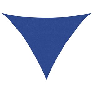 vidaXL P&acirc;nză parasolar, albastru, 2,5x2,5x3,5 m, HDPE, 160 g/m&sup2;