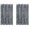 vidaXL Cortine din catifea 2 pcs Gri argintie 175 x 140 cm Catifea