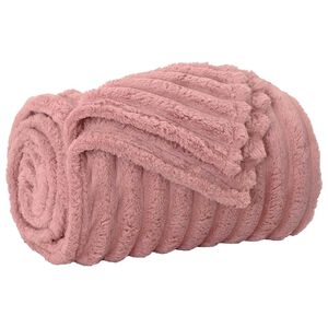 vidaXL Pătură Roz 240 x 220 cm 1.37 kg Molton