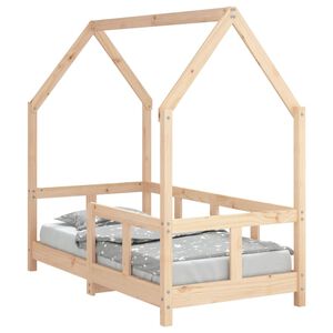 vidaXL Cadru de pat pentru copii, 70x140 cm, lemn masiv de pin