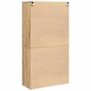 vidaXL Highboard stejar artizanal 80 x 33 x 150 cm Lemn compozit