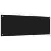 vidaXL Spate de bucătărie Negru 120 x 40 x 0,6 cm sticlă securizată