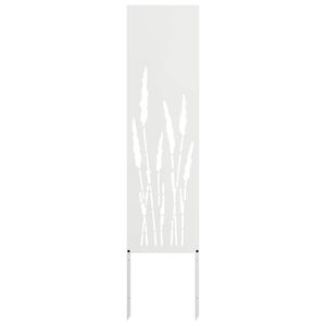 vidaXL Ecran de intimitate pentru grădină Traforaj Alb 32 x 140 cm