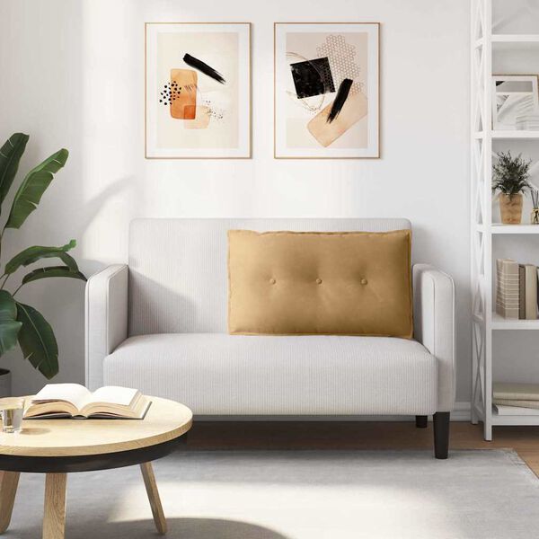 vidaXL Perna pentru spate Maro 80 x 50 cm Țesătură din corduroy