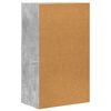 vidaXL Bufet Gri din beton 59 x 35 x 100,5 cm Lemn compozit